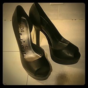 Black stilletos